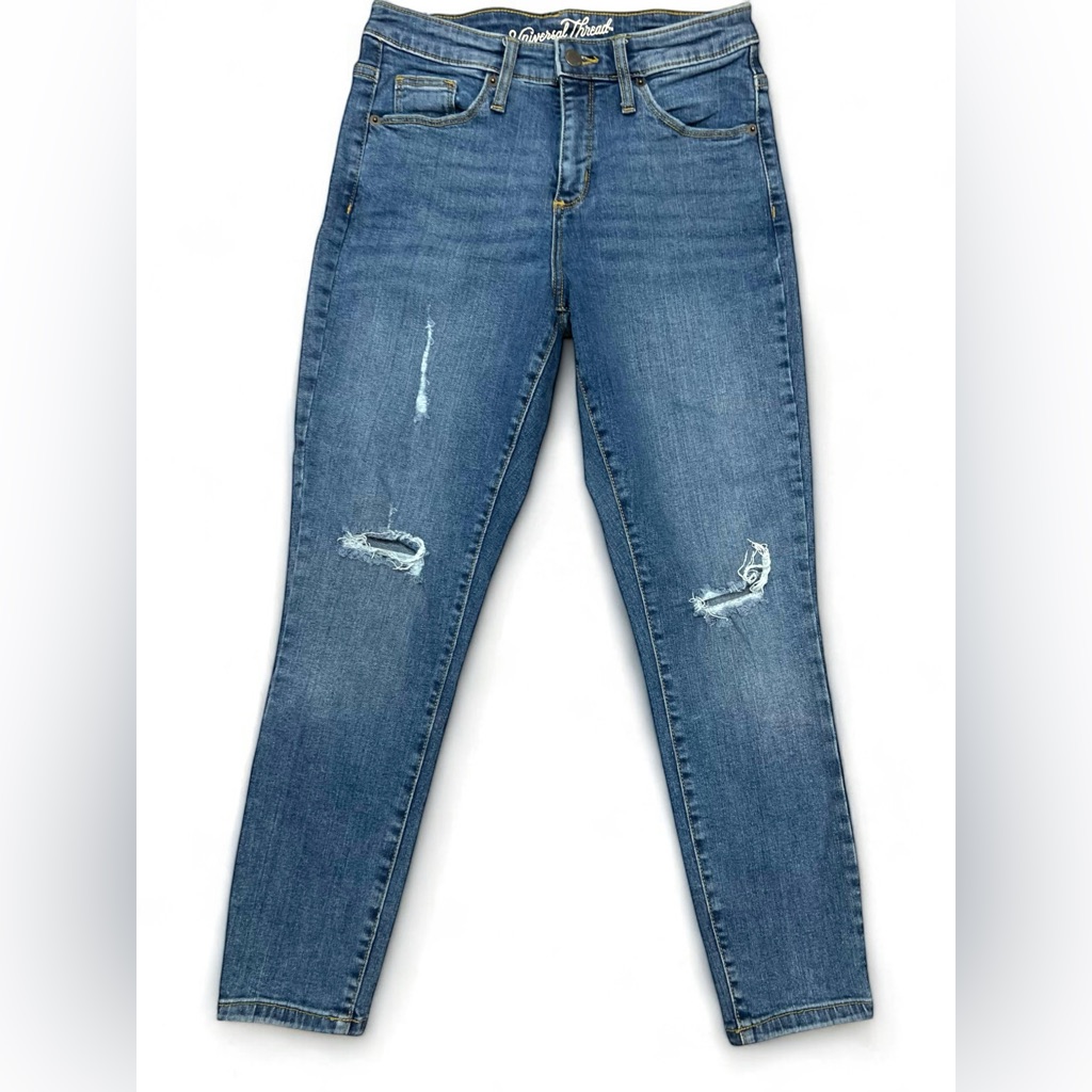 Universal Thread High-Rise Skinny Crop Jeans | Medium Wash | Women’s 4/27r